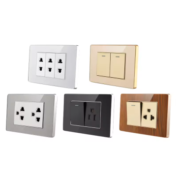 Amerykańskie standardowe przełącznik gniazda płytowego 118 Smart Smart Switch z zasilaczem ściany USB, 15A 110 V