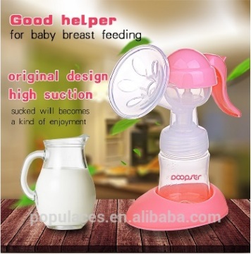 Custom Design Hot-Sale BPA free Manual Breast Pump Super Soft and Comfortable