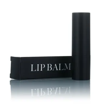 Vegan No-Greasy Men's Lip Balm - Black Tube OEM with Private Label
