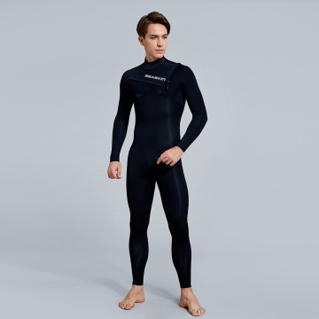 Seaskin Mens 3/2 Wetsuit Steamer Zip Dada