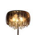 High-end glass pendant floor lamp