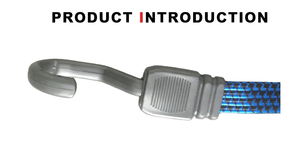 Blue Elastic Luggage Tie-Down Strap x