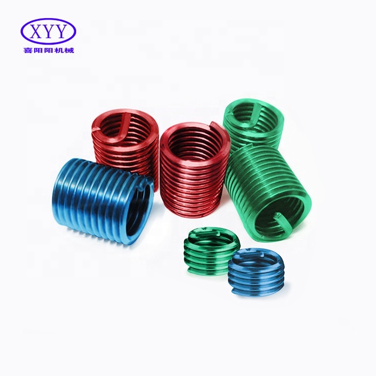 Stainless Steel M6*1*1.5D Fasteners 304 Dyed Screw Type Wire Thread Inserts