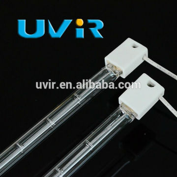 Halogen infrared single tube short wave fast start bulb