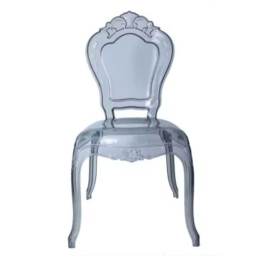 Transparent Resin Plastic Outdoor Garden Dining Chair for Parties and Banquets - Bella Chair