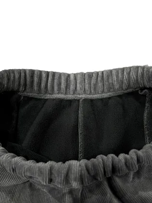 100%cotton black velvet corduroy casual pants