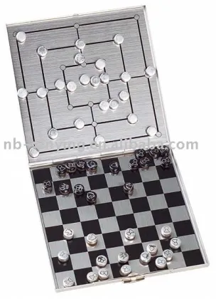 Aluminum Flying Chess Game with Magnetic