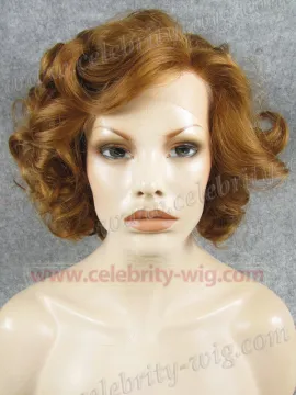 Brown Extra Long Straight Marilyn Monroe Synthetic Lace Front Wig