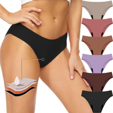 Breathable 4-Layer Leakproof Menstrual Underwear for Teens and Women