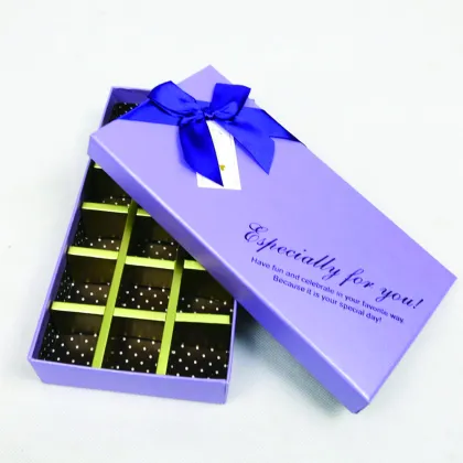 Fancy Heart Shaped Chocolate Box Packing