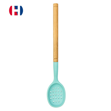 ซิลิโคนในครัว slotted skimmer และ ladles