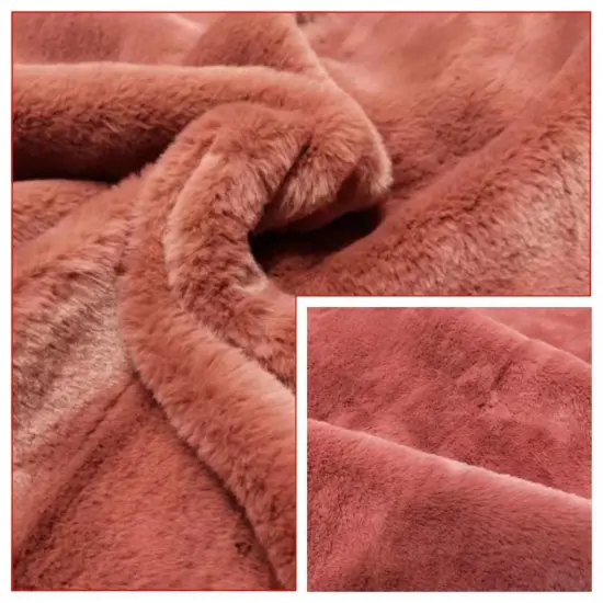 100%Polyester PV Fleece Knitting Fabric (Rabbit-Like)