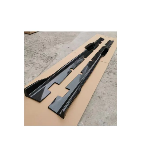 Glossy Black SRT Side Skirt Body Kit for 15-21 Dodge Charger