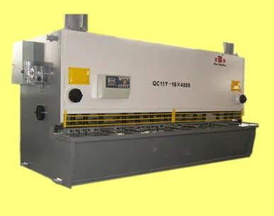 hard metal plate guillotine steel cutting machine
