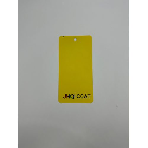 Матово-желтое порошковое покрытие с текстурой песка