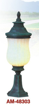 LED Antique Aluminum Garden Light