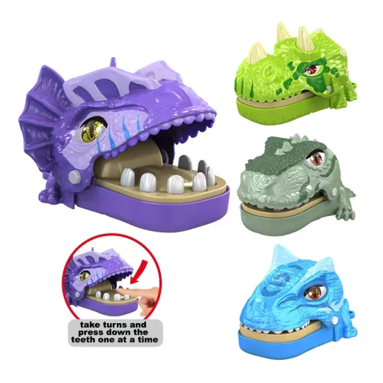 1 Dollar Biteable Fingers Dinosaur and Crocodile Toys: Creative Stress Relief Items