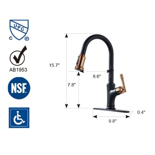 Robinet de cuisine digne de confiance et durable