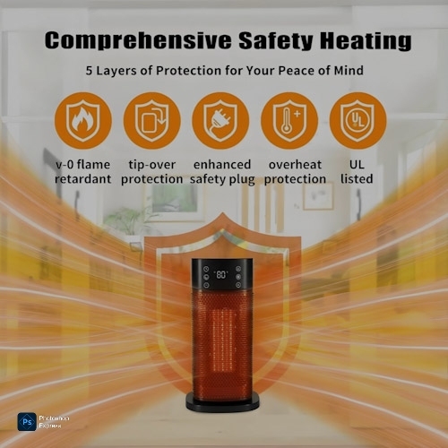 portable electric heater