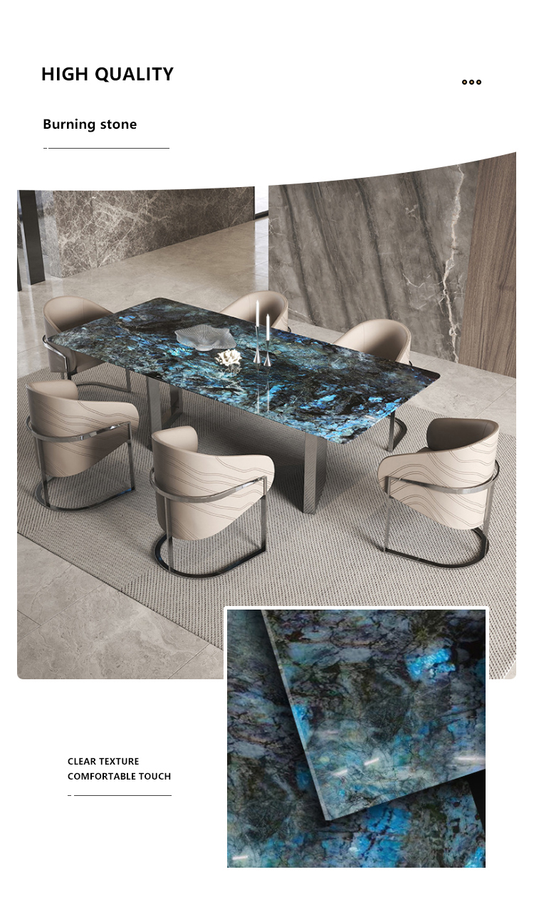 Modern Dining Table Set marble