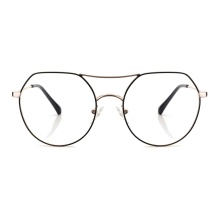 Belieye Unbreakable Aviator Metal Frame Prescription Glasses