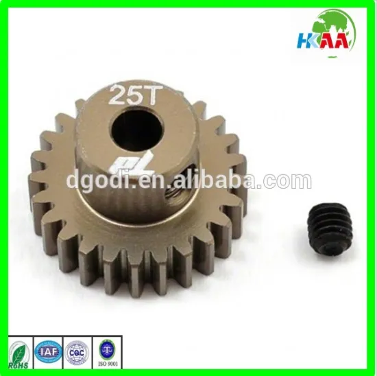 cnc metal turning machine parts aluminum pinion gear