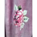 Elegant pink color flannel blanket