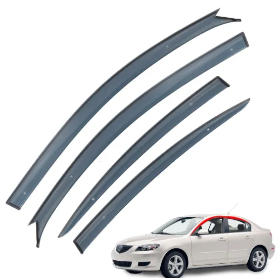 Auto Rain Shield Window Visor Guard Deflector for Mazda 3 (2004-2009)