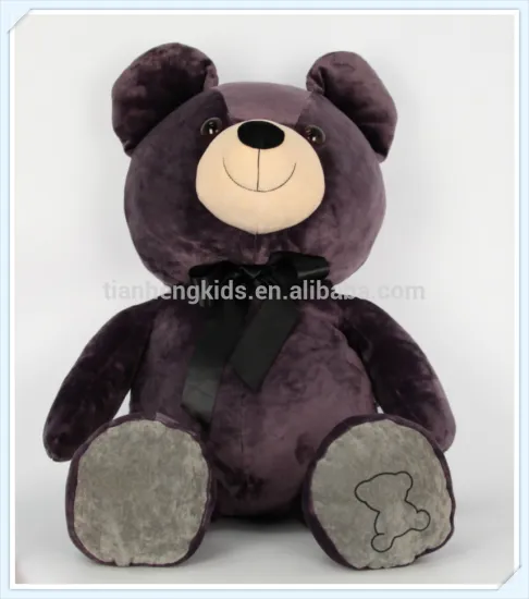 Handmade Plush Shadow Bear 100cm - Dark Purple