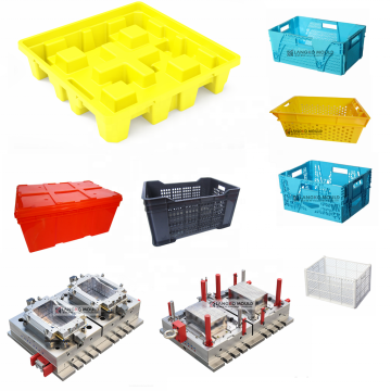 China Factory Good Price Plastic Injection PP HDPE Pallet Mould Logistic Crate Mold