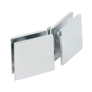 180° Glass-to-Glass Bi-Fold Hinge with Center Pin Pivot