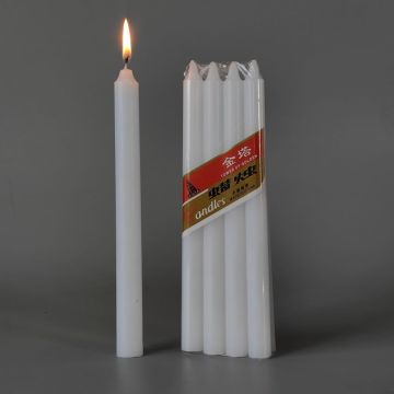 50g geriffelte Kerze 6X25 Lange Brennzeit