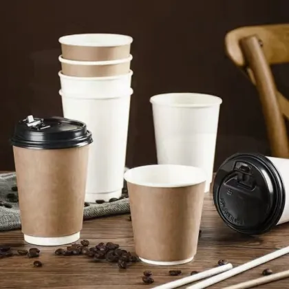 12oz Logo Printed Hot Drink Paper Cup