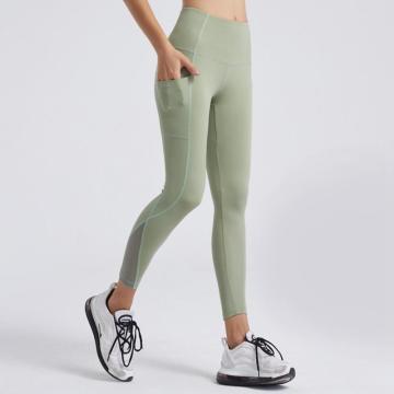 Wanita celana legging latihan pinggang tinggi yoga