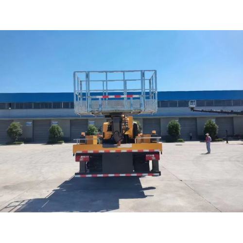 155hp double cabin aerial work platform truck