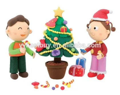 Kids educational craft toy modeling clay plasticine light super weight clay