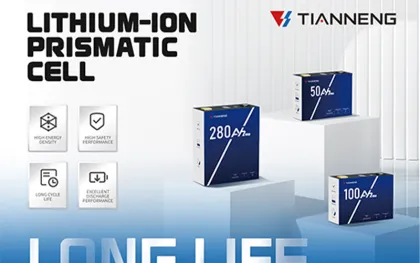 Tianneng TLFPR79148120-150 3.2V 150Ah Prismatic LiFePO4 Battery