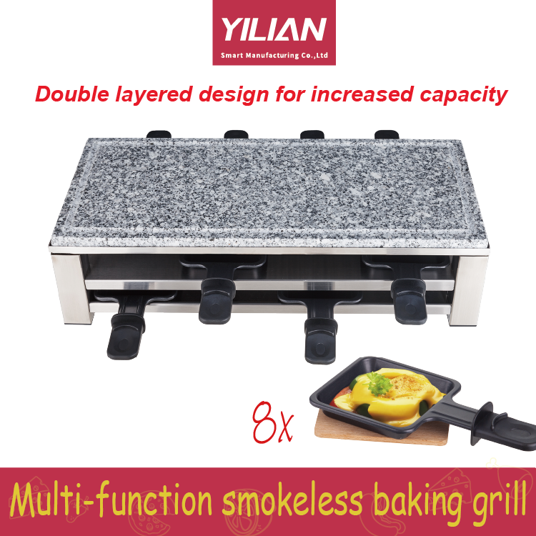 Double Layered Raclette Grill 1