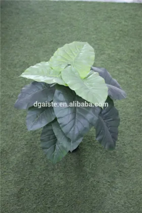 brand name artificial bonsai plants artificial wild taro bonsai decor