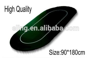 Poker Table Fabric ( casino equipment with flocking nylon and rubber materia)100% wool felt for oil absorb