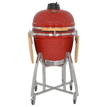 SEB KAMADO Matte Red 16 18 21 24 26 inch Ceramic Smoker Bbq Charcoal Grill Outdoor Kamado Grill
