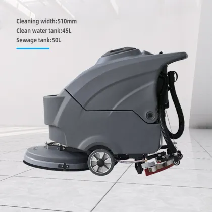 Yujing 2024 New Portable Hand Push Floor Cleaning Scrubber Machine