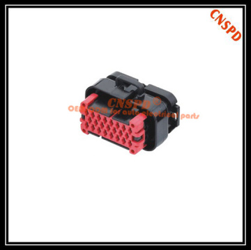 red auto female electrical wire connector