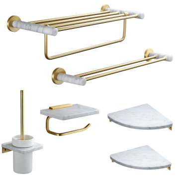 Black Marble Mobile Phone and Bathroom Accessories Holder