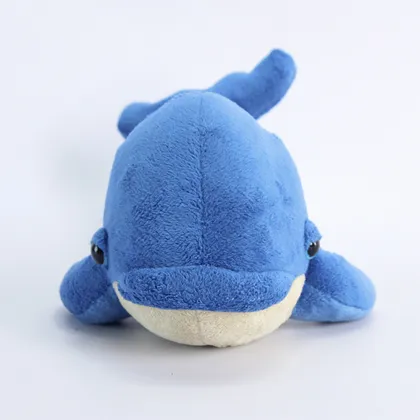 soft animal toys,plush stuffed toys product blue plush dolphin sea animal plush toys