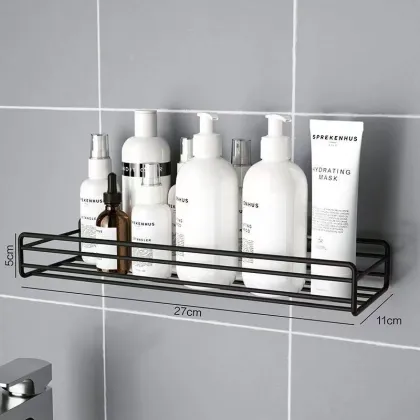 Bathroom Corner Shelf Organizer - Metal Storage Rack for Kitchen and Sink
