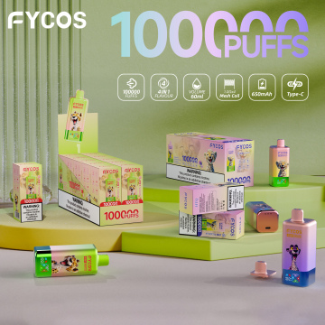 Fycos 100K Puffs 100000 Disposable Vape 4 Flavor