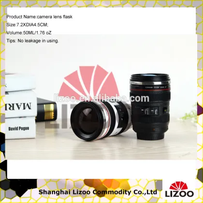 Secret Camera Lens Flask