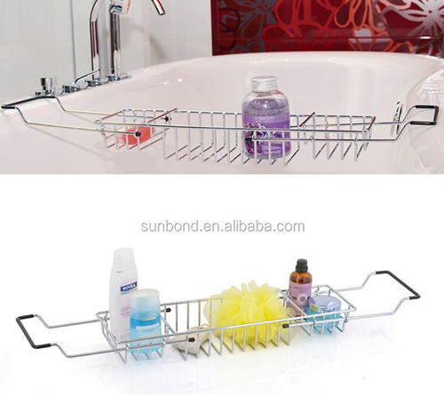 Chrom über dem Badezimmerlagerregal Chrome Over Bathroom Storage Shelf