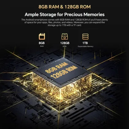 Oukitel WP23 Pro: 8GB+128GB, IP68/IP69K, 6.52 inch Unisoc T606, NFC, 4G Smartphone